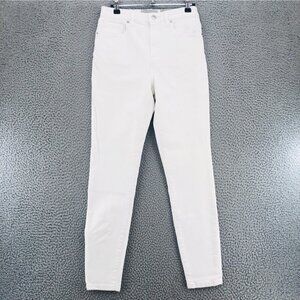 Everlane Jeans Womens 26 White Denim Curvy High Rise Skinny Stretch Everyday NWT